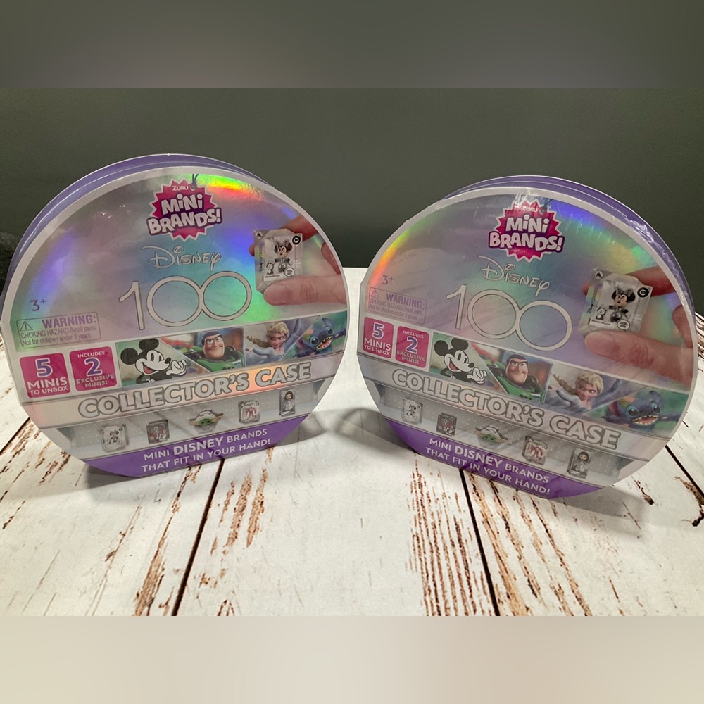 NEW DISNEY 100 MINI BRANDS COLLECTORS CASE‎ LIMITED EDITION PLATINUM MINIS